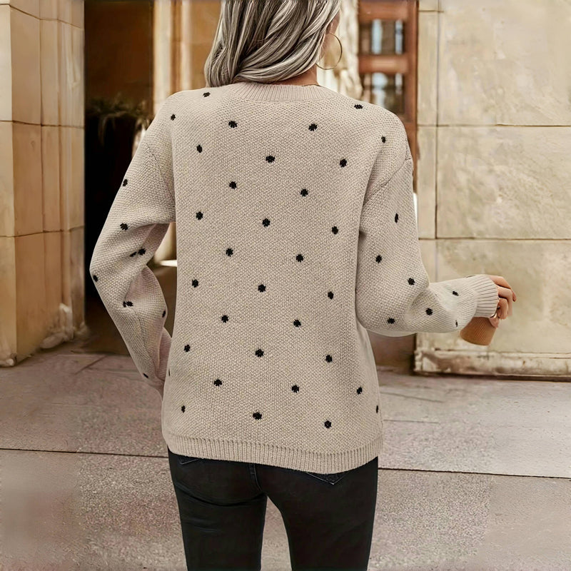 Nina – Suéter de punto con lunares para Mujer