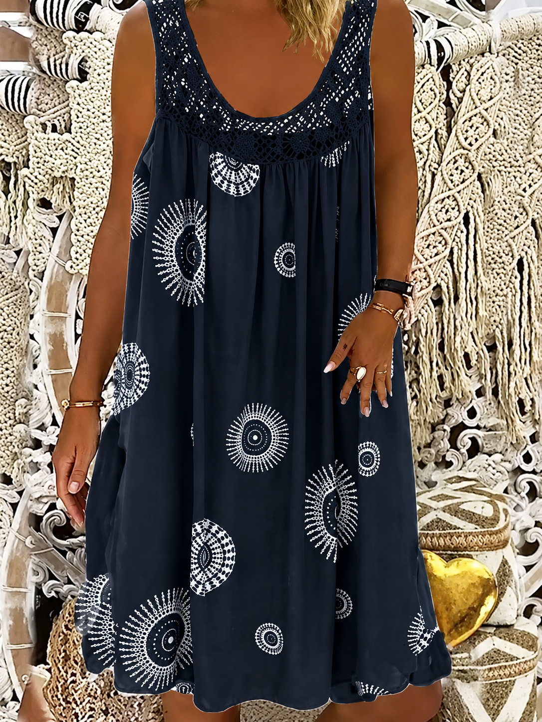 Solène - Vestido Rayo de Oro para Mujer