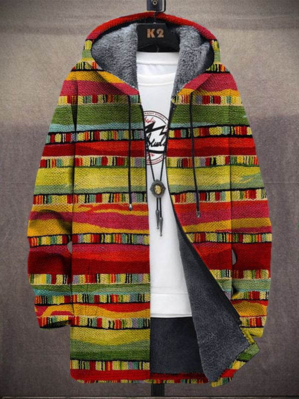 Alden | Chaqueta con Capucha de Patrón Bold