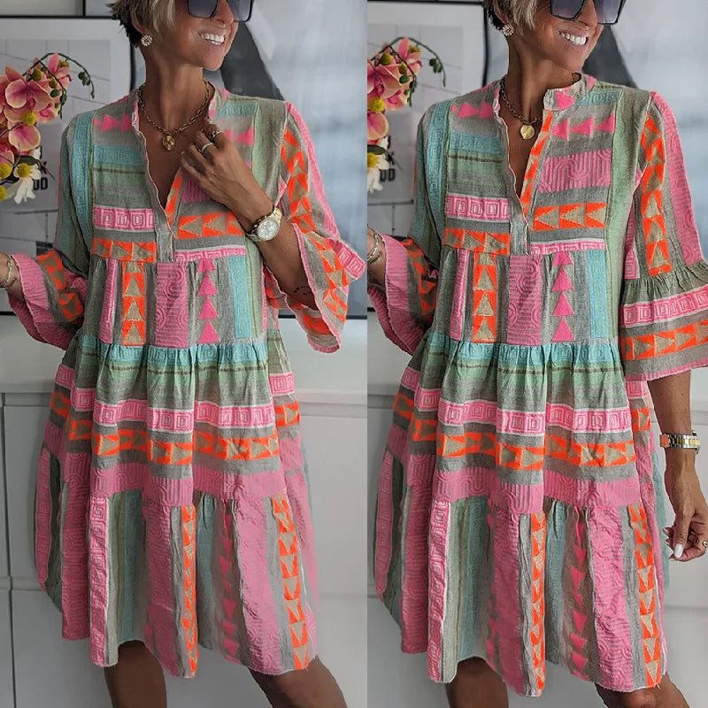 Kiki | Elegante vestido midi de primavera
