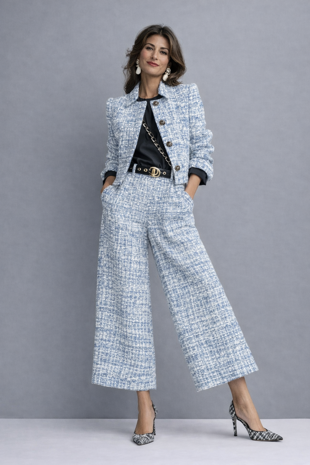 Manon | Conjunto elegante blusa y pantalón para Mujer