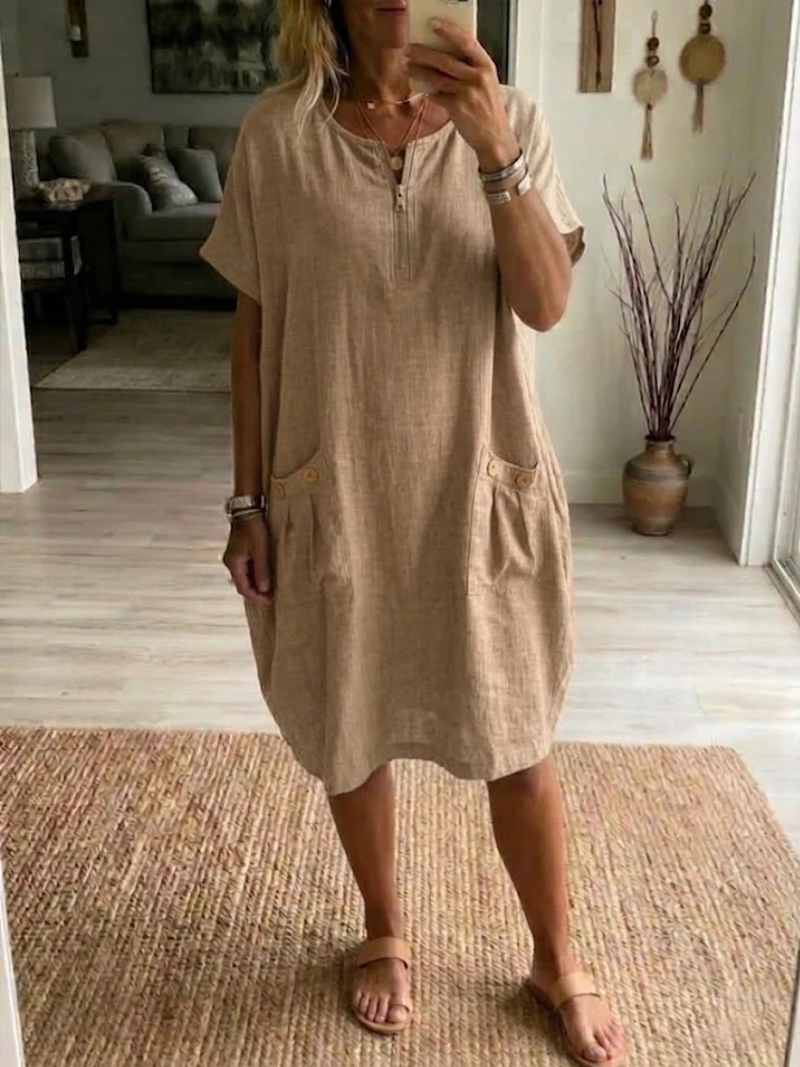 Tessa – Vestido con cremallera para Mujer