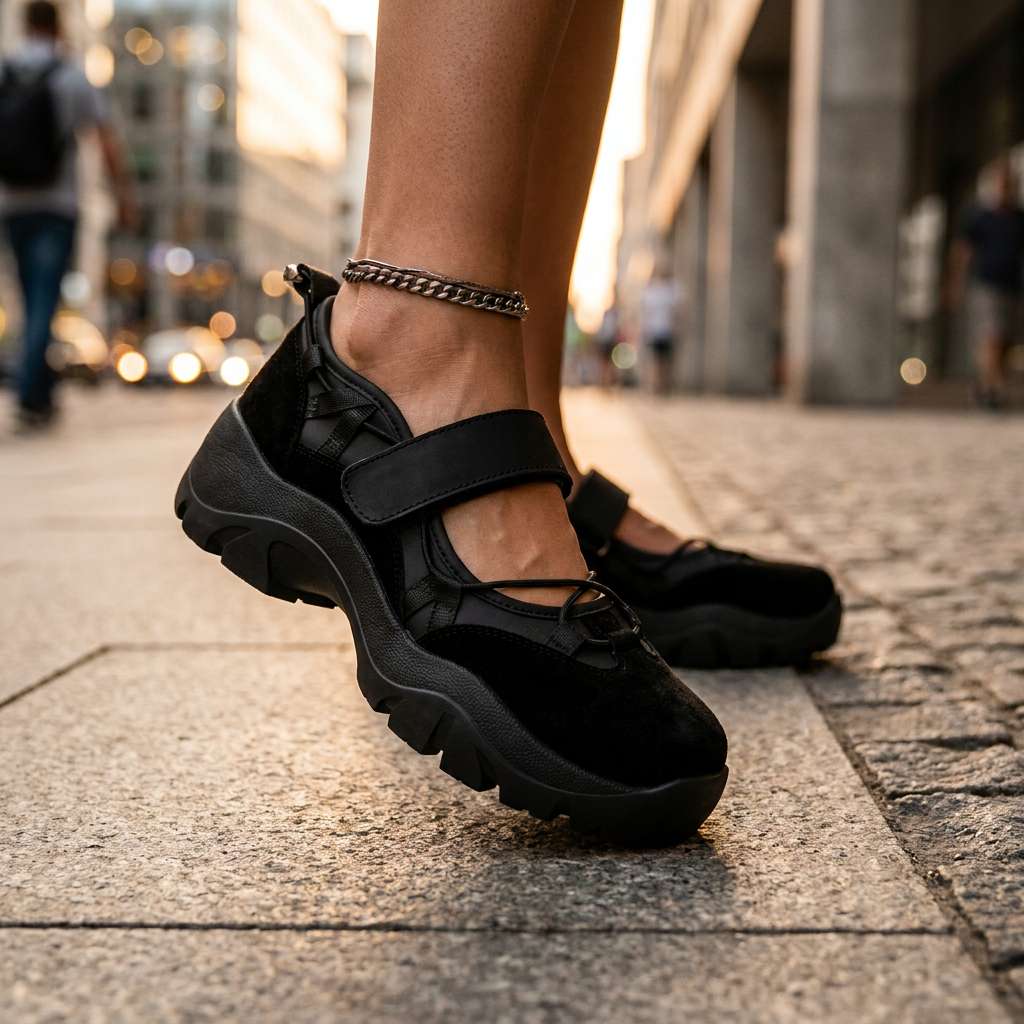 Velina | Zapatillas cómodas con cierre de velcro para Mujer