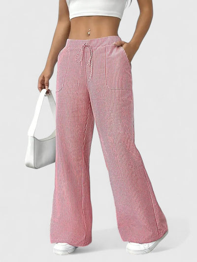 Dominique | Pantalones anchos y cómodos con detalles elegantes