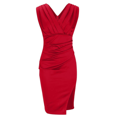 Fresia™ | Elegante vestido entallado con escote en V