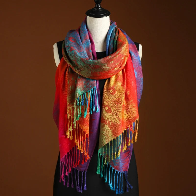 Iris - Bufanda boho chic