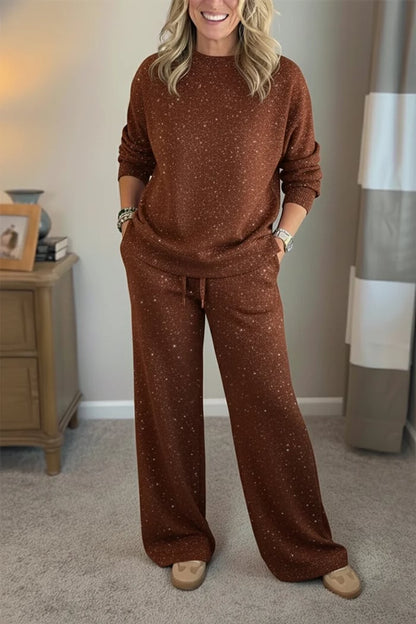 Xalviere | Conjunto Casual Brillante para Mujer
