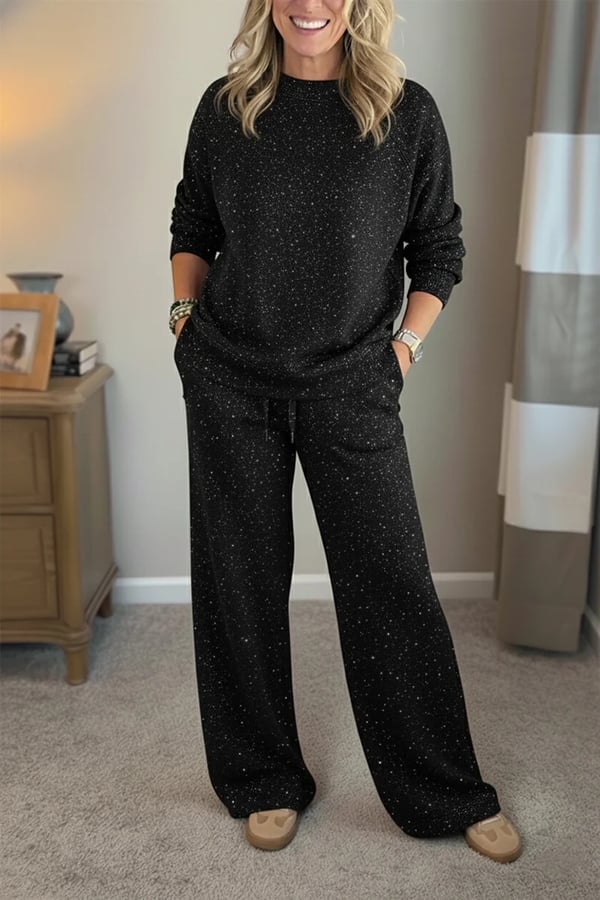 Xalviere | Conjunto Casual Brillante para Mujer
