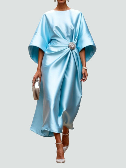 Albertine – Elegante vestido largo de satén de Mujer