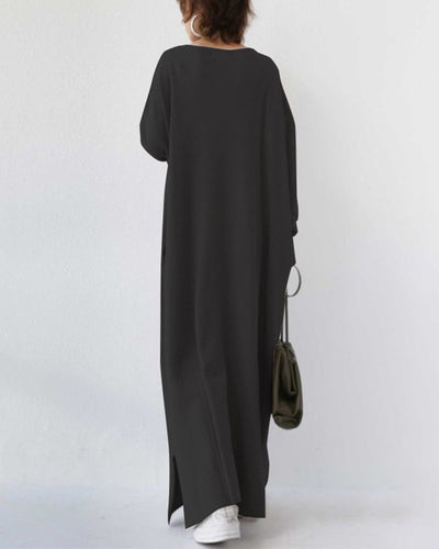 Sofia™ | Elegante vestido largo de invierno para mujer con mangas largas