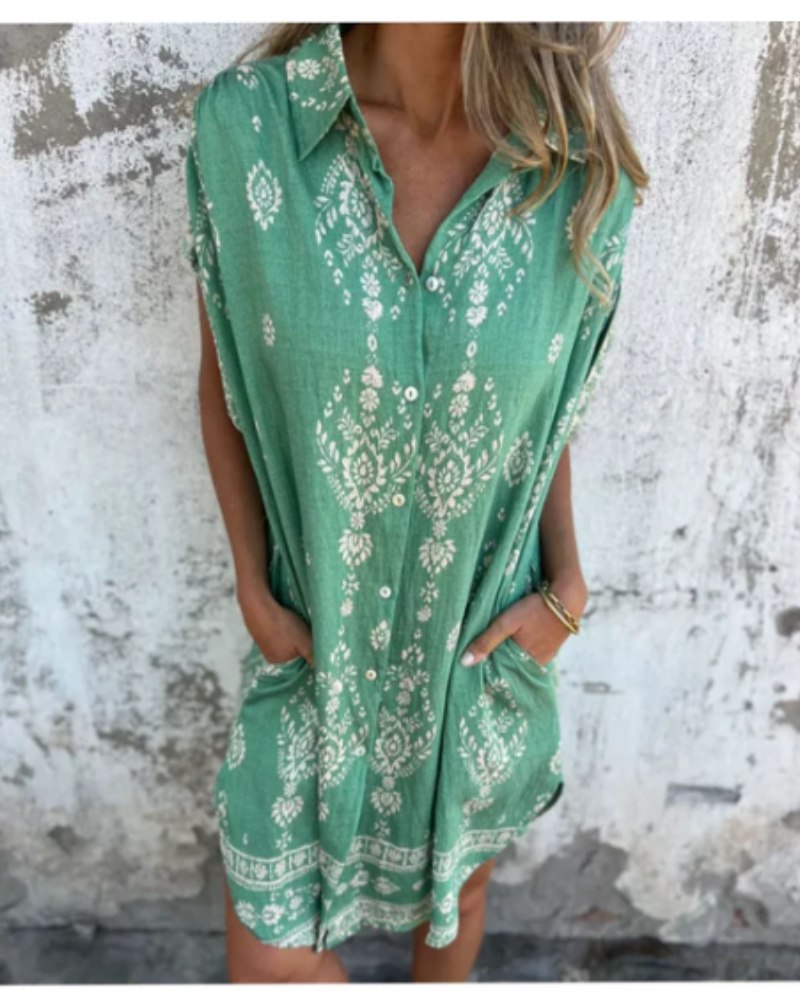 ORONE - VESTIDO HOLGADO ESTAMPADO – Sofia Mérida
