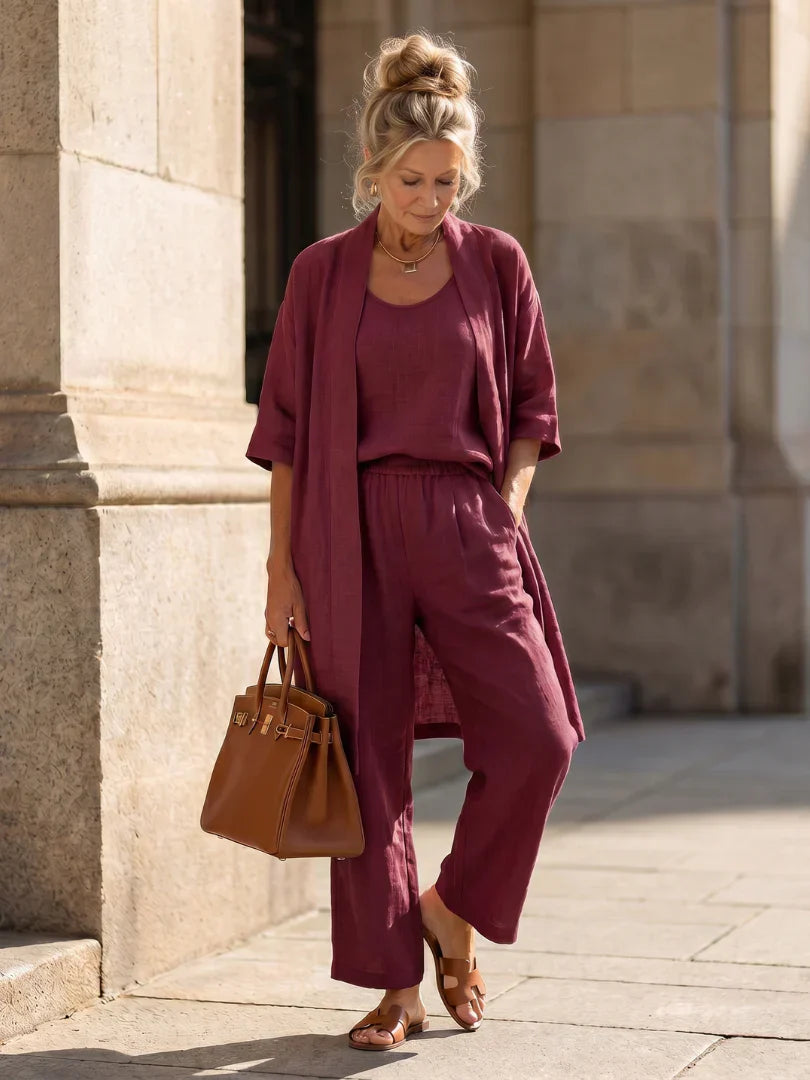 Linnea | Conjunto de Lino Ligero para Mujer