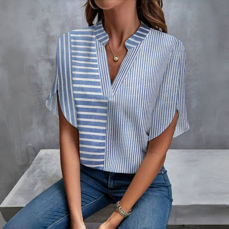 Blusa casual de rayas
