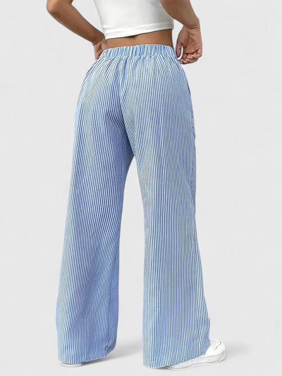 Dominique | Pantalones anchos y cómodos con detalles elegantes