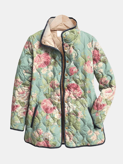 DELACROIX | Chaqueta Acolchada Rosas Antiguas Claire