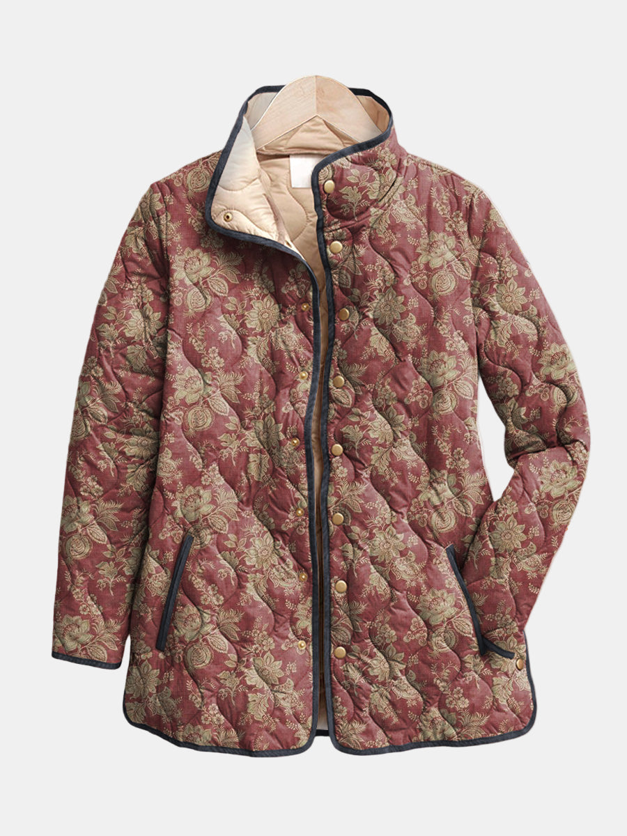 DELACROIX | Chaqueta Acolchada Damas Púrpura Sophie