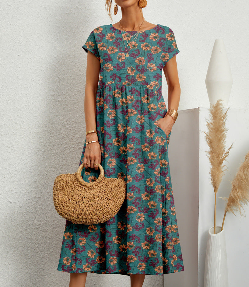 Liliane™ | Vestido fluido con estampado floral