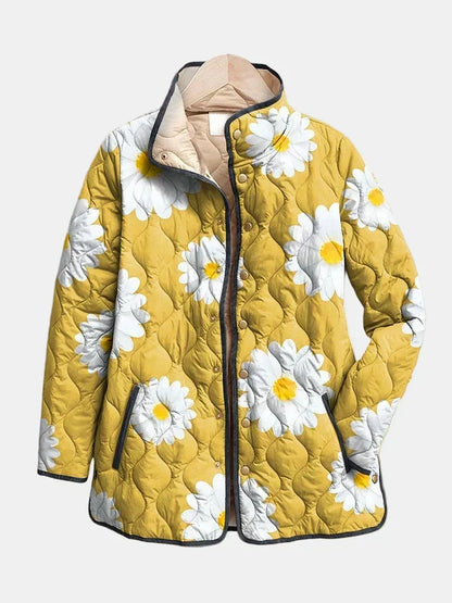 DELACROIX | Chaqueta Acolchada con Margaritas Élise