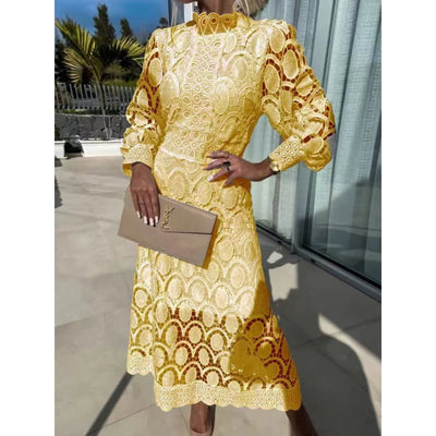 MELINA｜Vestido moderno de encaje