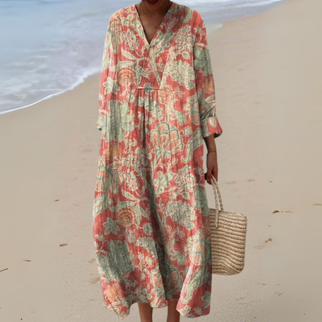 Ellis - Vestido floral vintage