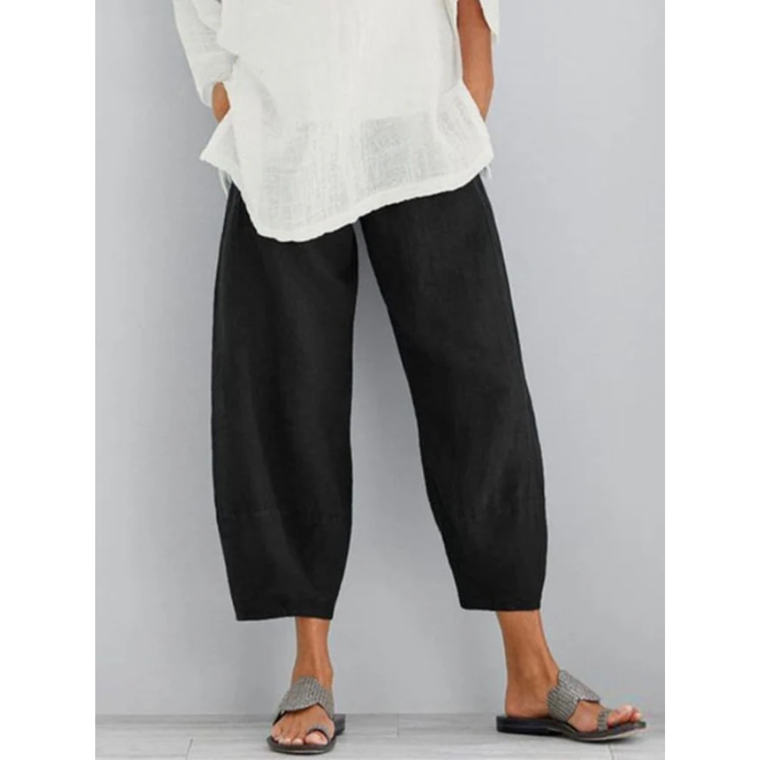 Marina | Pantalones de Lino Sin Esfuerzo para Mujer