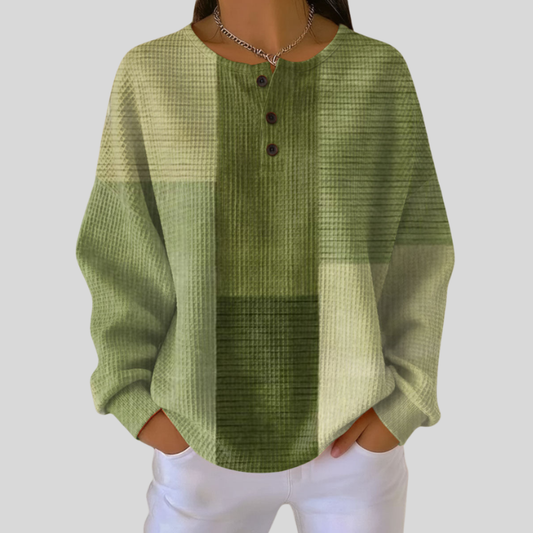 Shelby | Sudadera Henley para Mujer
