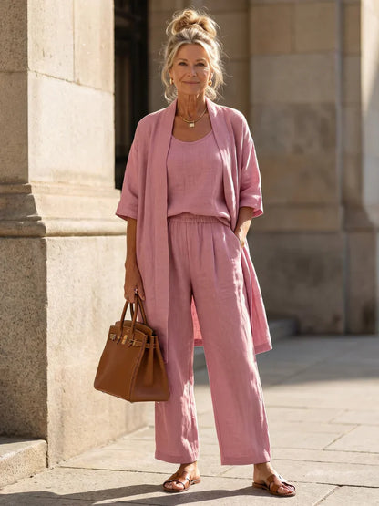 Linnea | Conjunto de Lino Ligero para Mujer