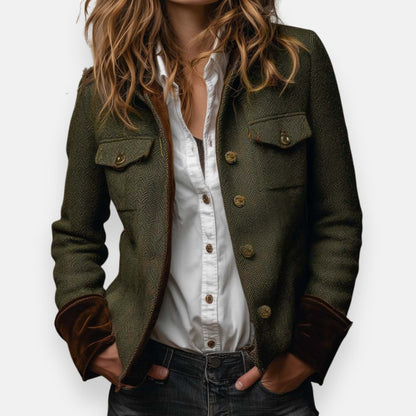 Anais | Chaqueta elegante con detalles de terciopelo