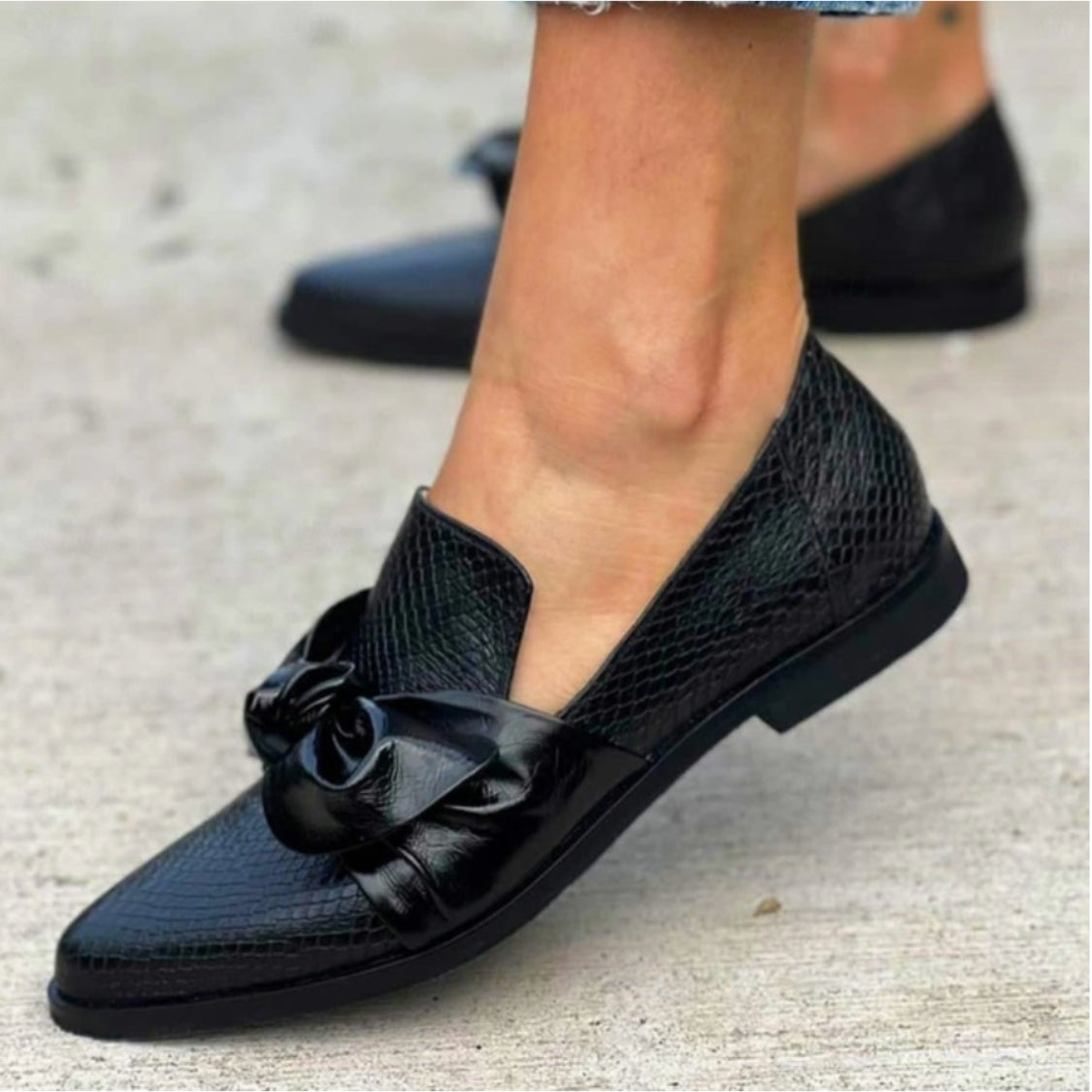 AlvaStockholm™ | Mocasines con detalle de lazo