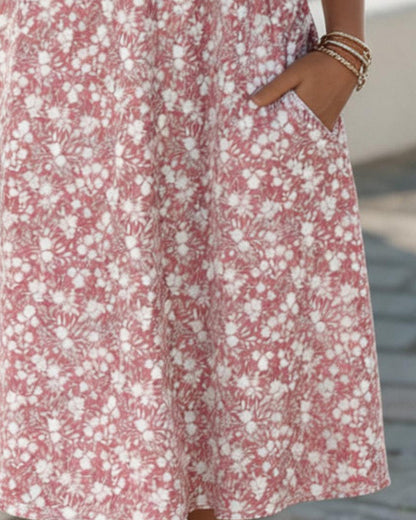 Carmen | Vestido midi floral suelto y ligero para Mujer