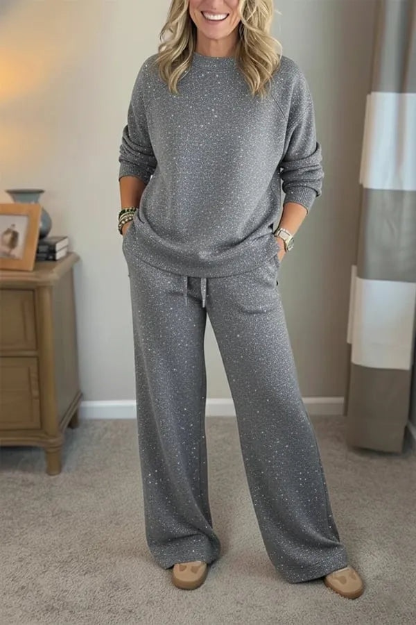 Xalviere | Conjunto Casual Brillante para Mujer