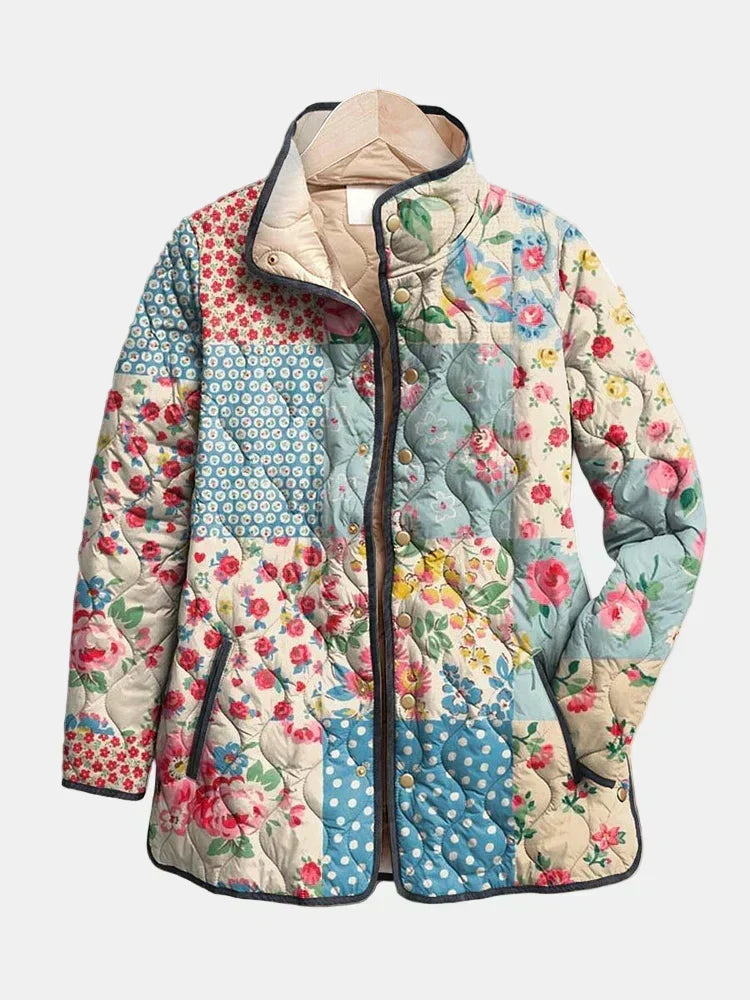 DELACROIX | Chaqueta Acolchada Patchwork Floral Chloé