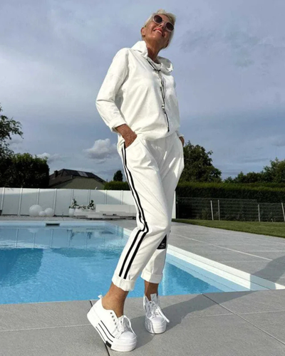 Eugénie | Conjunto de dos piezas con capucha