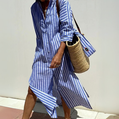 Colen | Vestido de Mujer elegante de rayas