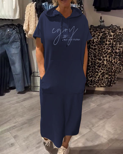 Saskia™ | Vestido casual con capucha