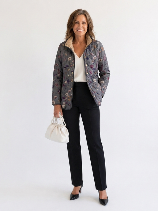 DELACROIX | Chaqueta Acolchada Flores Secas Nathalie