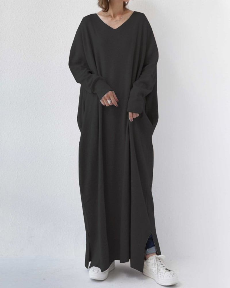 Sofia™ | Elegante vestido largo de invierno para mujer con mangas largas