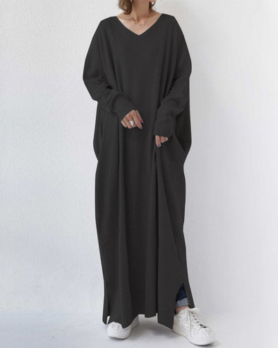 Sofia™ | Elegante vestido largo de invierno para mujer con mangas largas
