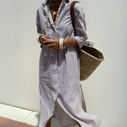 Colen | Vestido de Mujer elegante de rayas
