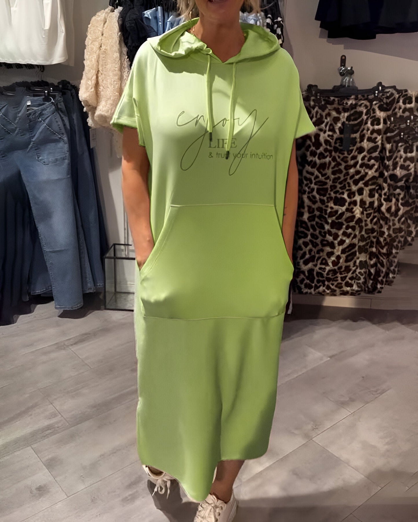 Saskia™ | Vestido casual con capucha