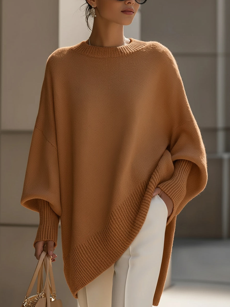 Anneta | Suéter tipo poncho de gran tamaño