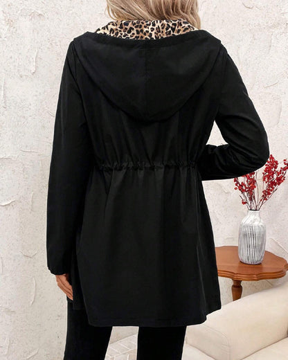 Vivianne - Abrigo reversible mujer con capucha para Mujer