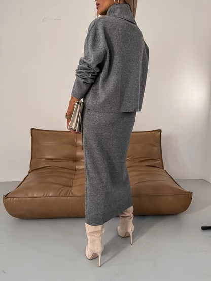 Nicole - Conjunto de punto otoño/invierno para mujer