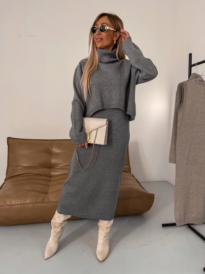 Nicole - Conjunto de punto otoño/invierno para mujer