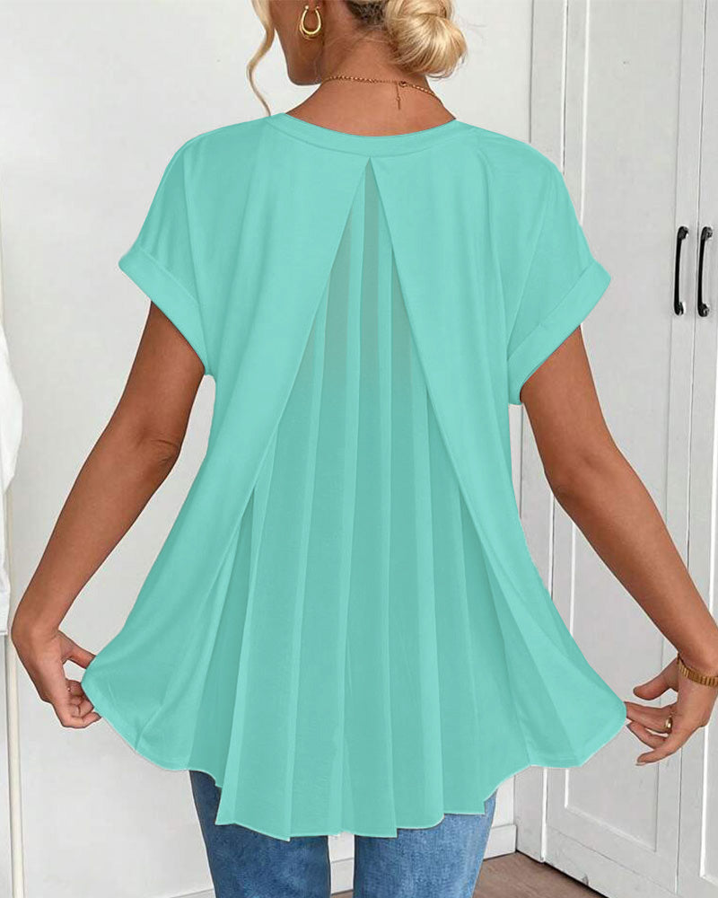 irenne - Camiseta de Manga Corta para Mujer