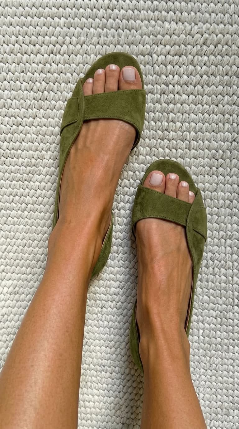 Sora - Sandalias destalonadas de ante para Mujer