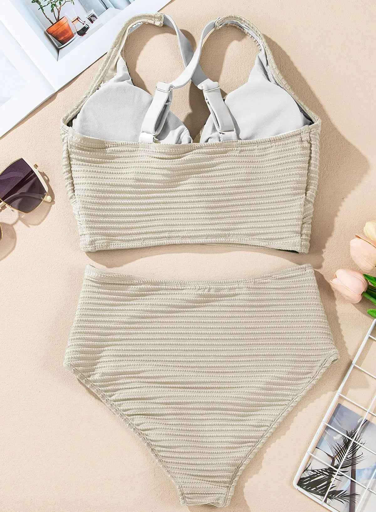 Marina - Bikini de Forma de Onda para Mujer