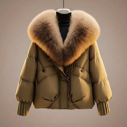 Evelien – Abrigo de Mujer invierno acolchado con cuello suave