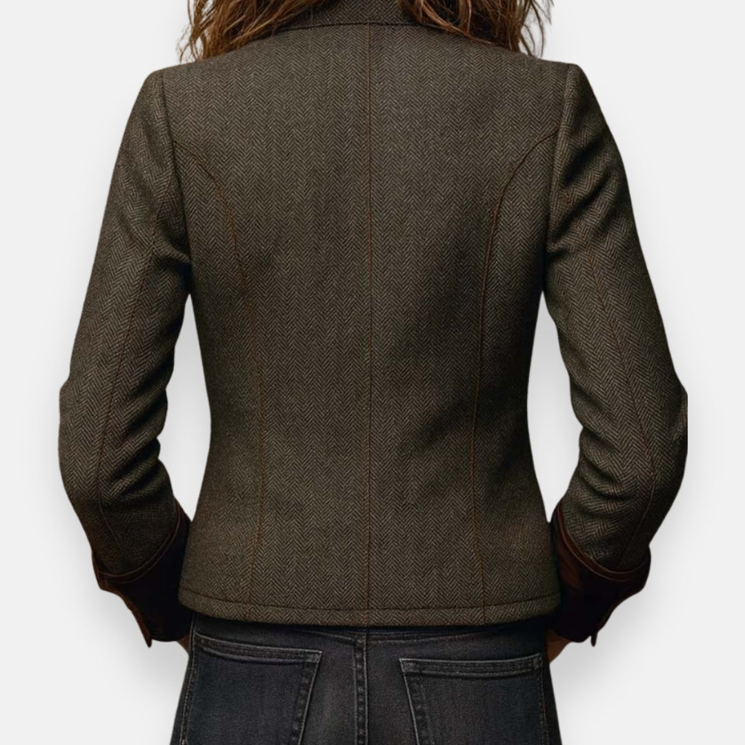 Anais | Chaqueta elegante con detalles de terciopelo