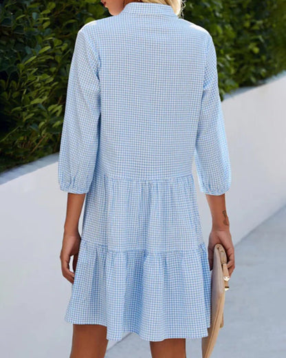 Bella | Vestido de cuadros de verano